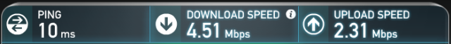 velocidade de usb-tethering