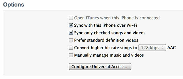 Seu novo iPhone está emparelhado com outra biblioteca do iTunes? Ainda não surte ainda opções de sincronização