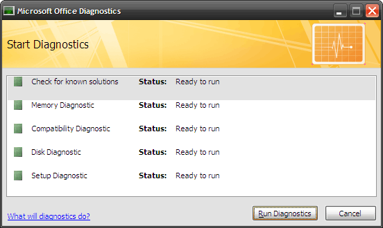 Como corrigir problemas do Microsoft Office com o MS Office Diagnostics 3