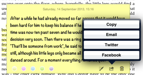 Marvin E-Reader para iOS é melhor que Kindle e iBooks Screen Shot 2013 09 14 em 3