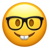 óculos nerd emoji emoticon