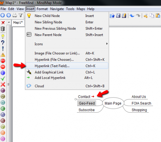 freemind para mapeamento de sites