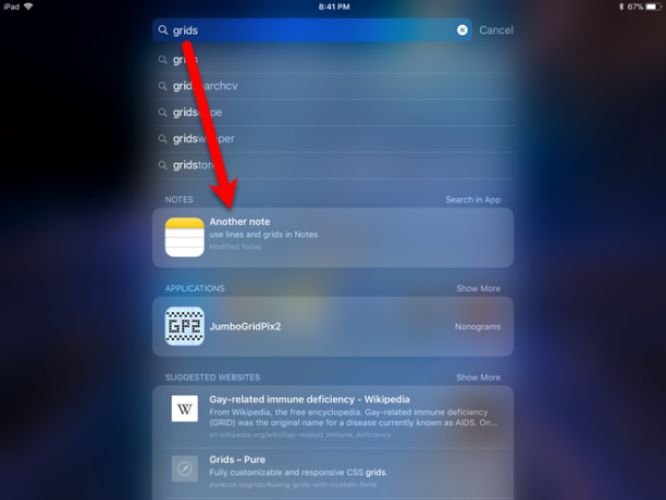 pesquisar notas manuscritas ios 11