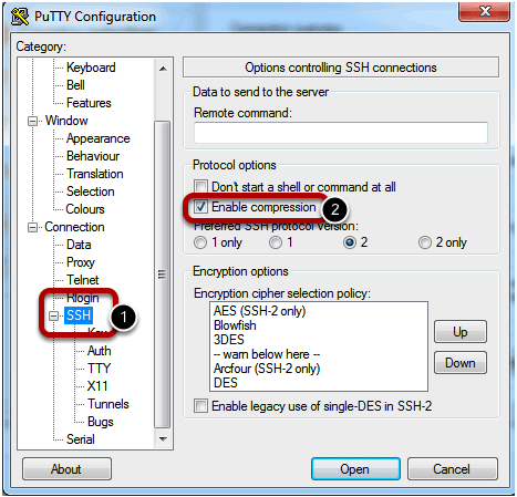 túnel de proxy ssh