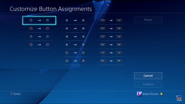 Lista PS4-Botão-Remap