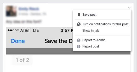 Como obter notificações de grupo do Facebook sem deixar um comentário