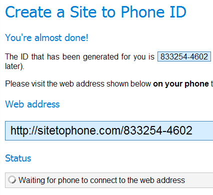 enviar texto para telefone do computador