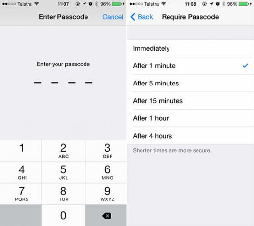 Você pode querer alterar essas senhas padrão de configurações do iOS 7 traquinas