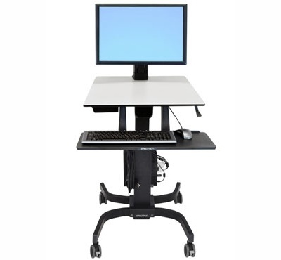 Ergotron WorkFit-S Dual com Worksurface + Review e Giveaway workfit c