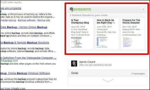 20 recursos do Evernote Search que você deve usar o Evernote no backup do Google Search