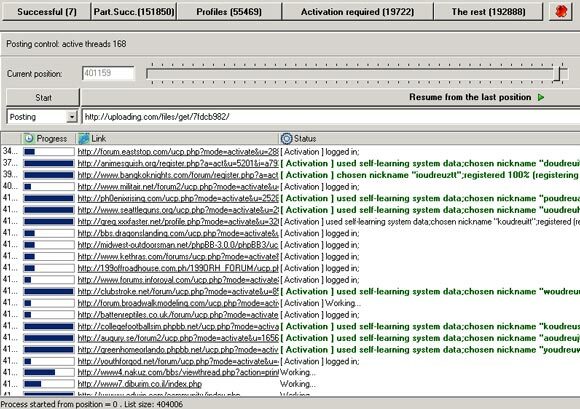 ferramenta de spammer