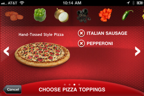 aplicativo de pizza para iphone