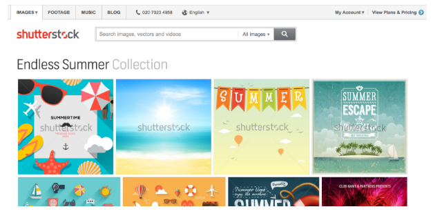 Shutterstock Gráficos vetoriais de alta qualidade