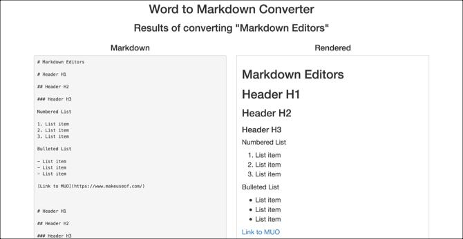 Conversor Word To Markdown