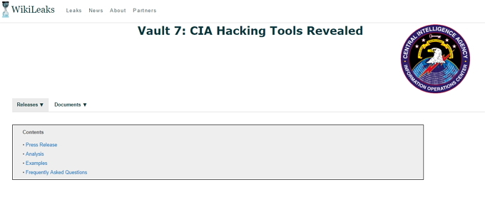 CIA Hacking & Vault 7: Seu guia para o mais recente Vault7 do WikiLeaks