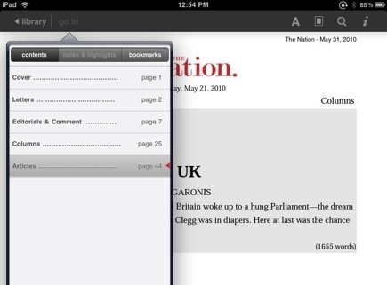 Barnes & Noble eReader - Superior ao iBook e Kindle de quase todas as formas [iPad] barnsnoblereader 1