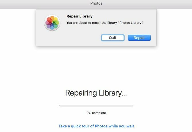 Photo Library Mac - reparar biblioteca de fotos