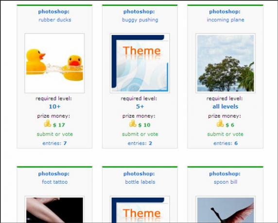 sites de concurso de photoshop