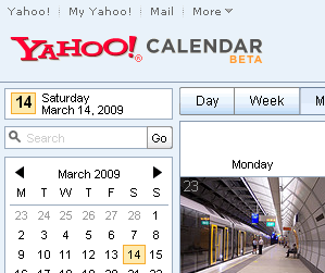 calendário yahoo