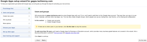 Guia do Google Apps: e-mail gratuito e muito mais no seu site ggle page16image8136 filtrada