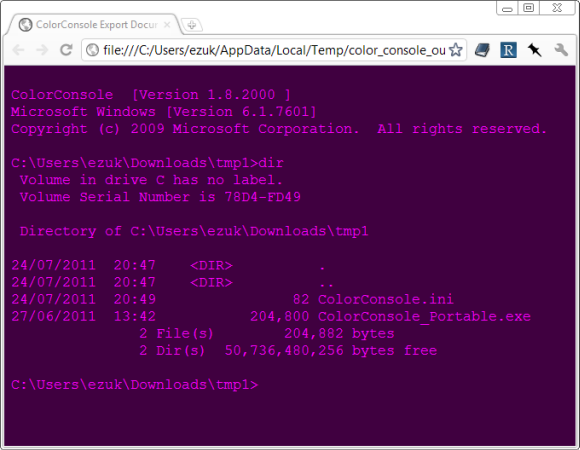 console windows alternativo