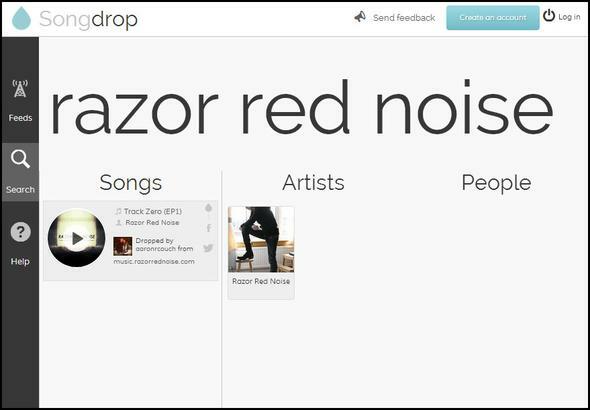 Songdrop: Seu serviço de salvamento de músicas gratuito e favorito que você nem conhecia até agora Songdrop search few results 2