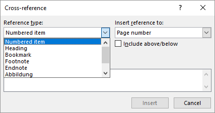 Como criar relatórios e documentos profissionais na referência cruzada do Microsoft Word