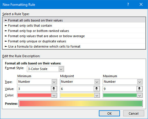 formatação personalizada do excel