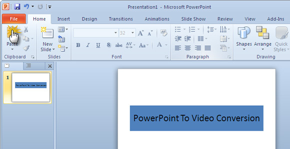 converter powerpoint em vídeo