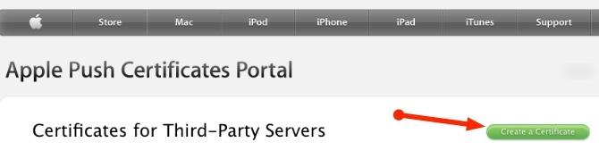 jamf agora portal de certificados push da apple