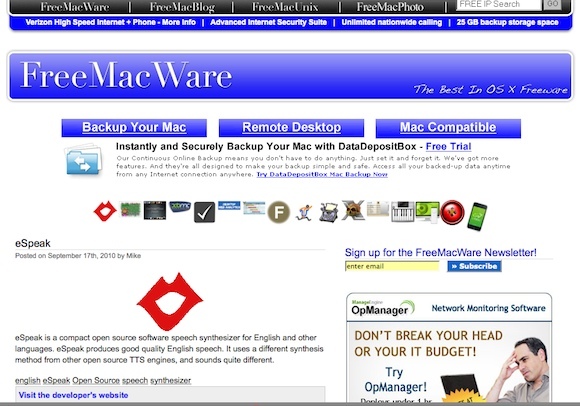 11 fontes on-line para o melhor do Mac Freeware [Mac] FreeMacWare