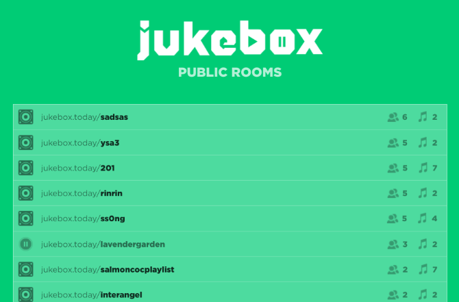 Juke-box. Hoje é o aplicativo mais fácil para criar listas de reprodução de música do YouTube e ouvir em sincronia com amigos