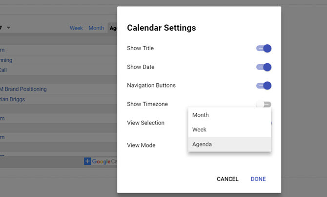 painéis legais com o google sites