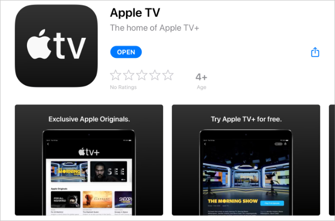 Apple TV na App Store