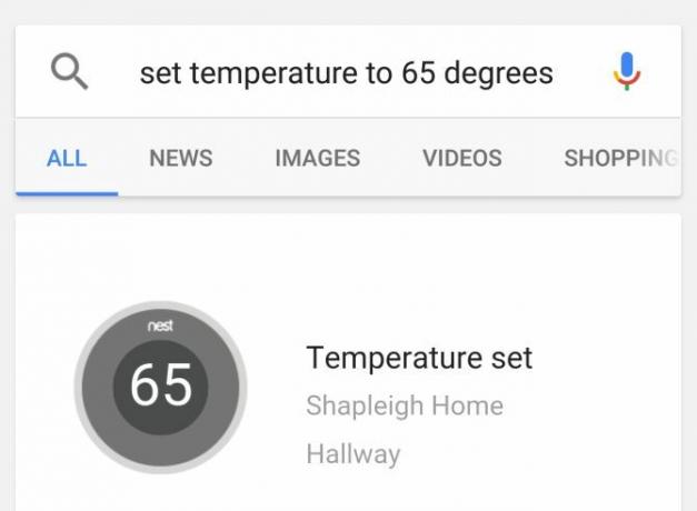 Exemplo de termostato inteligente Nest com Google Now