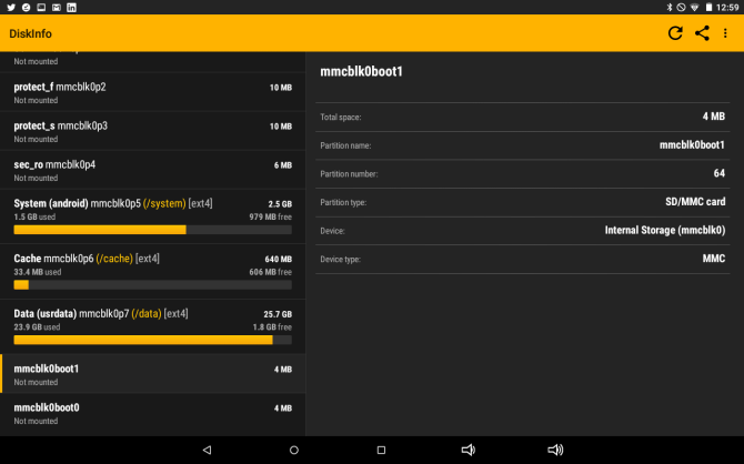 instalar partições tablet os android