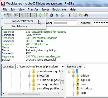 Transferências de arquivos FTP principais em todos os seus sites com o FileZilla FileZilla13