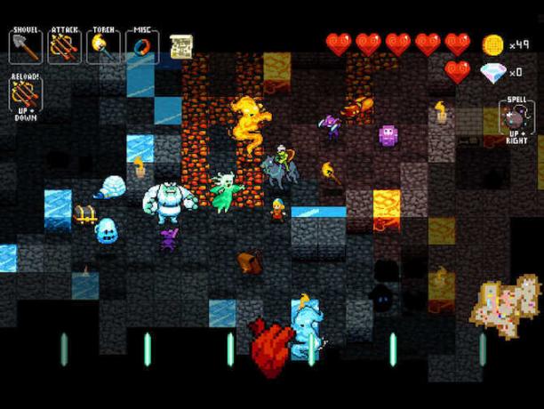 cripta do necrodancer ios roguelike