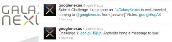 O Google está dando a você dez chances de ganhar seu próprio Galaxy Nexus, a partir de hoje! [Notícias] galaxynexustwitter