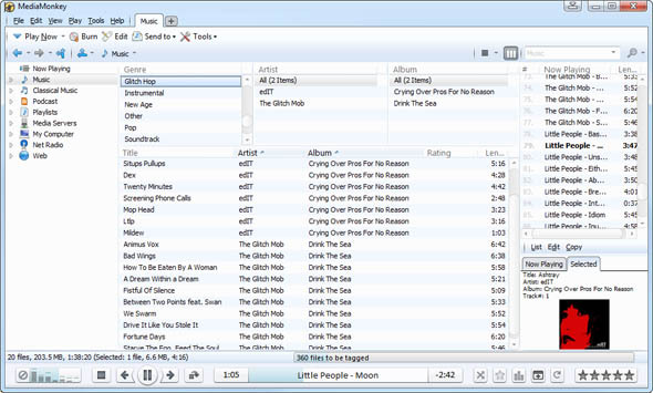 MediaMonkey 4: Um programa de gerenciamento de música extremamente poderoso [recompensas] interface mediamonkey