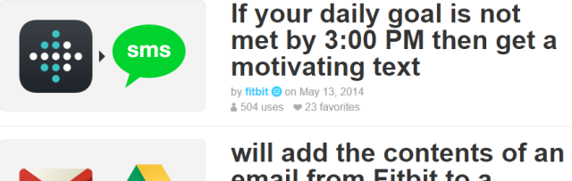 IFTTT apresenta os canais eBay e Fitbit fitbitifttt 640x203