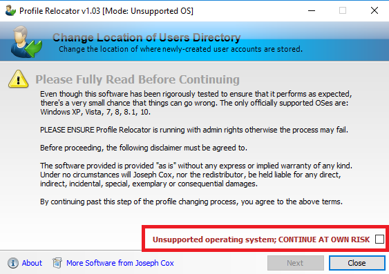 relocator support support