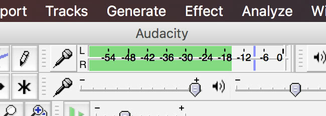 Audacity Monitor