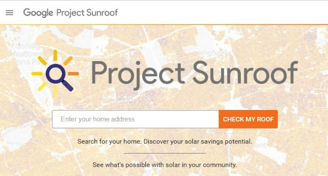 teto solar do projeto google