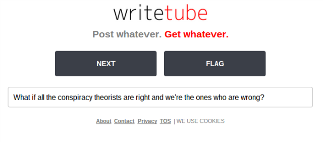 conspiração do writetube