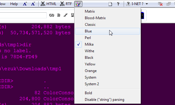 console windows alternativo