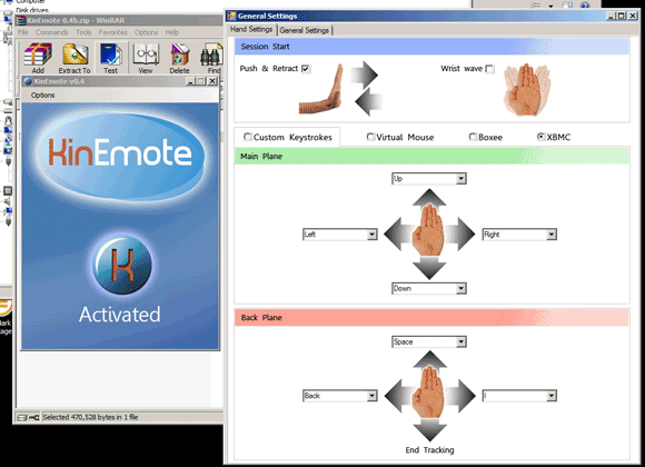 kinect como controle remoto